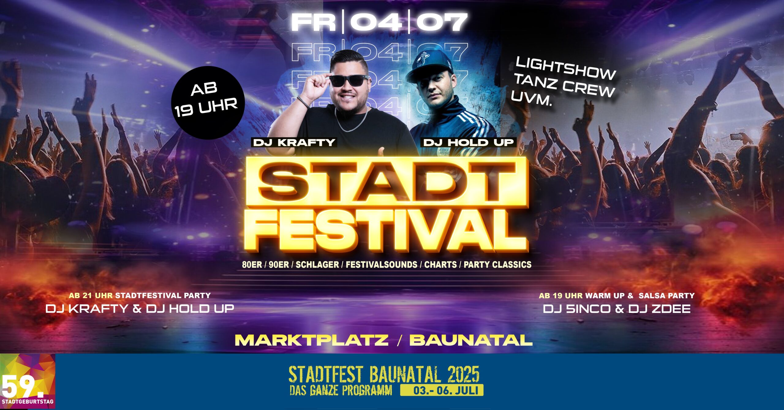 Stadtfest baunatal, Stadtfest Baunatal 2025, Programm