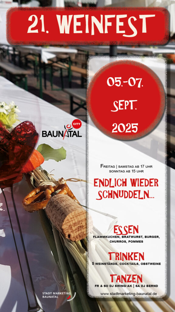 Weinfest Baunatal, Weinfet Baunatal 2025, Baunatal