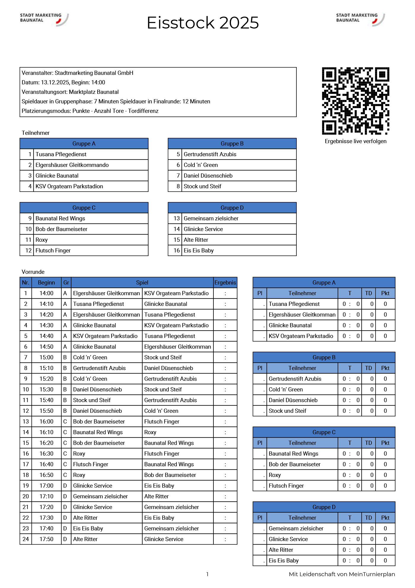 Eisstockpokal Baunatal, Nikolausmarkt Baunatal, Weihnachtsmarkt Baunatal, Stadtmarketing Baunatal, Baunatal