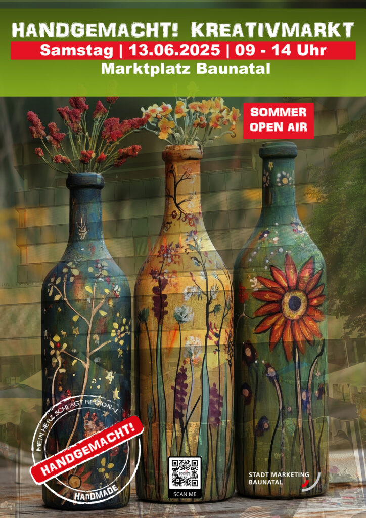 Kreativmarkt Handgemacht!, baunatal Sommer open air Kreativmarkt Handgemacht