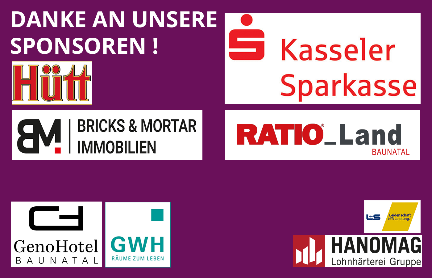 Baunatal 60, Stadtgeburtstag baunatal, Stadtmarketing Baunatal, Kassselr Sparkasse, Hütt Brauerei, GWH Kassel Landwehr, GenoHotel,