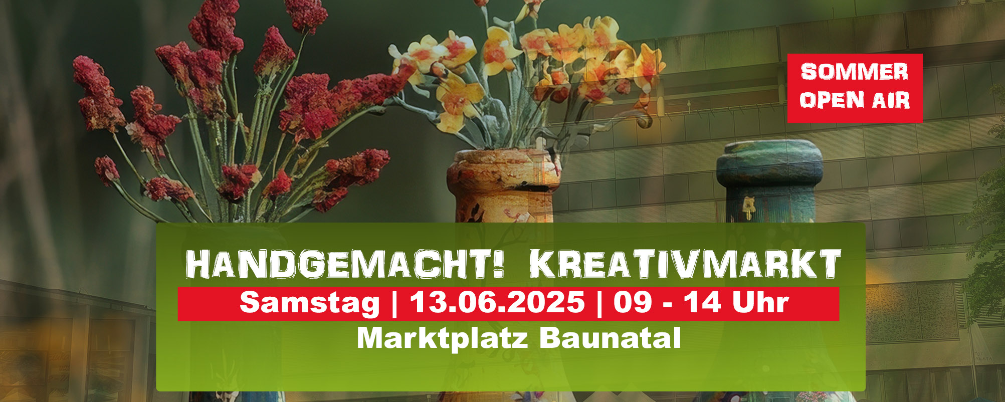 Kreativmarkt Handgemacht!, baunatal Sommer open air Kreativmarkt Handgemacht